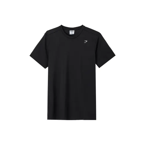 GYMSHARK T Shirts Men Black