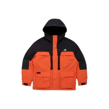 New Balance Waterproof And Windproof Windbreaker Jacket Men's Orange