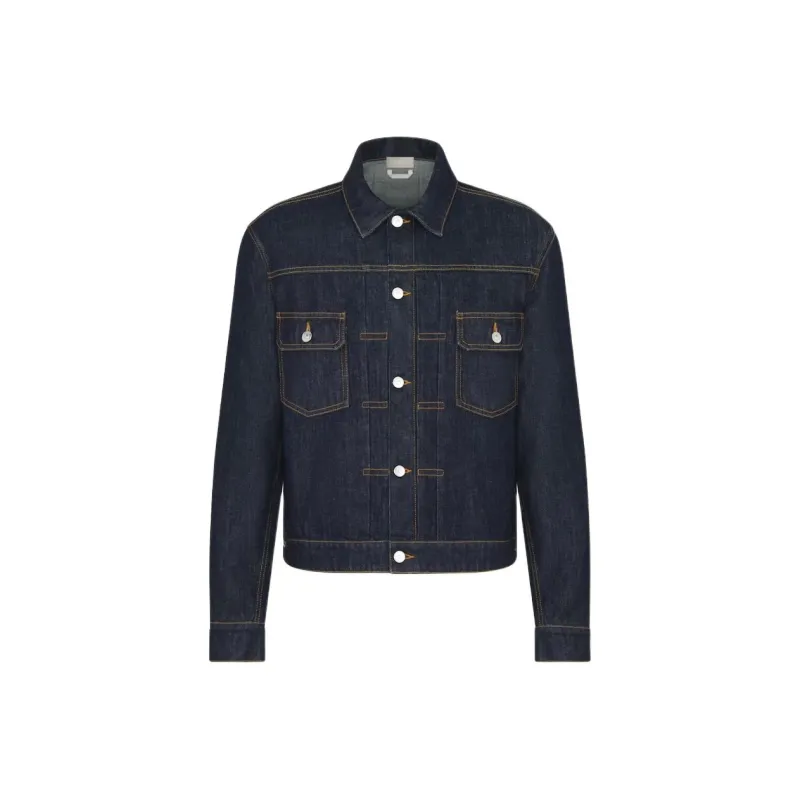 DIOR SS24 Denim Jacket Men's Navy-0