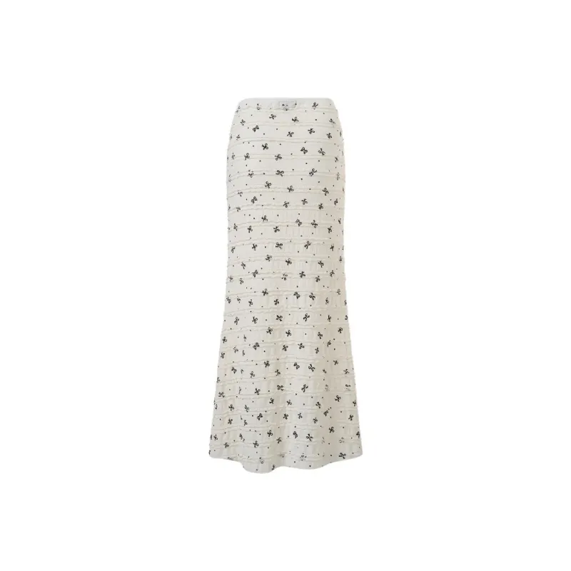 FLIM Comfortable Casual Long Skirt Women's-1