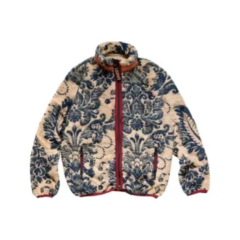Kapital Damask Fleece Zip Up