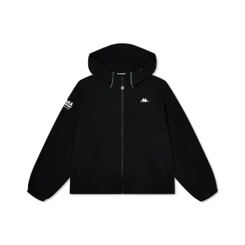 Kappa Windproof Trench Coat Men's Black
