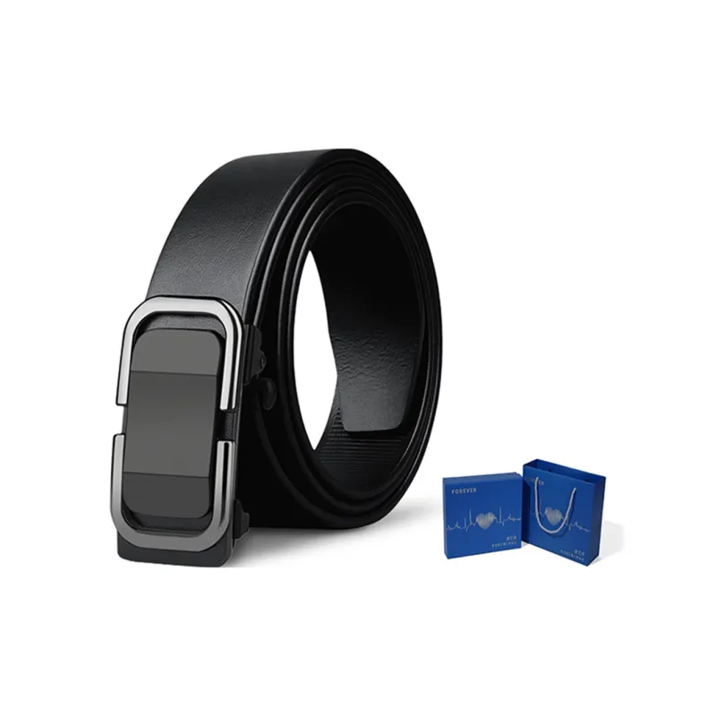 VINEY Cow Split Leather Belts Men's Width 3.5-31