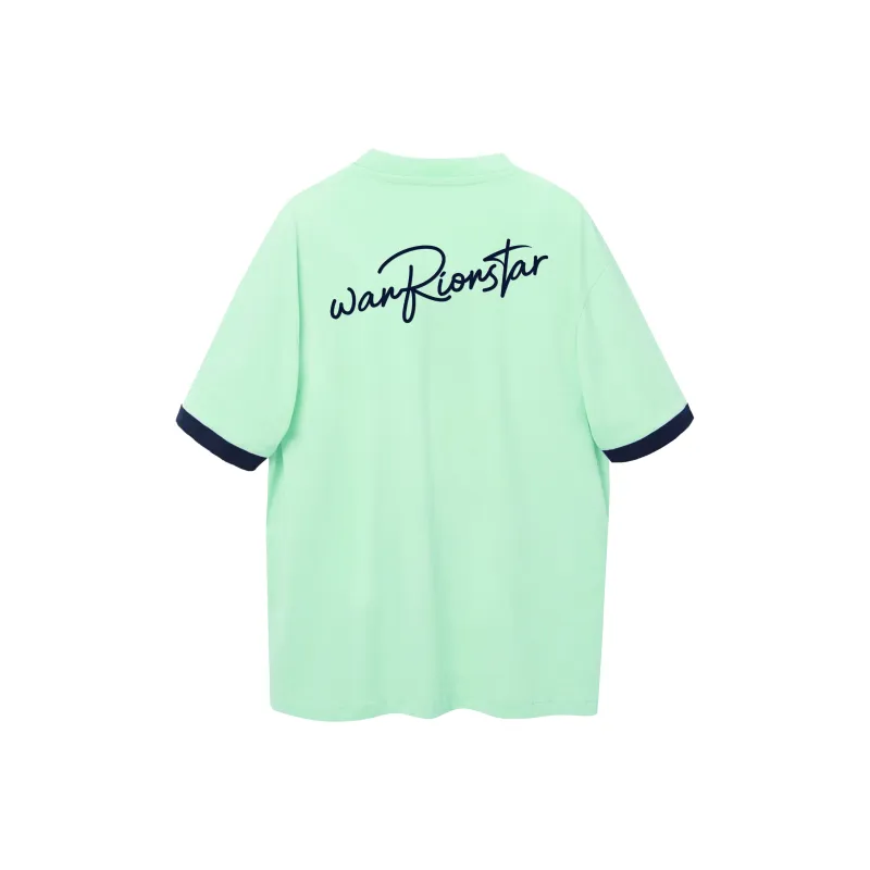 Warrior T Shirt Unisex White & Black-12