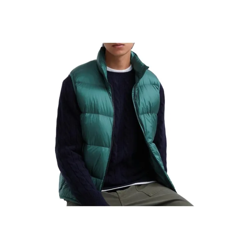 UNIQLO Vests Men Forest Green-0