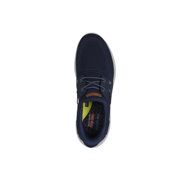 Skechers Lawson Parasail Low Top Casual Shoes Men's Blue-3
