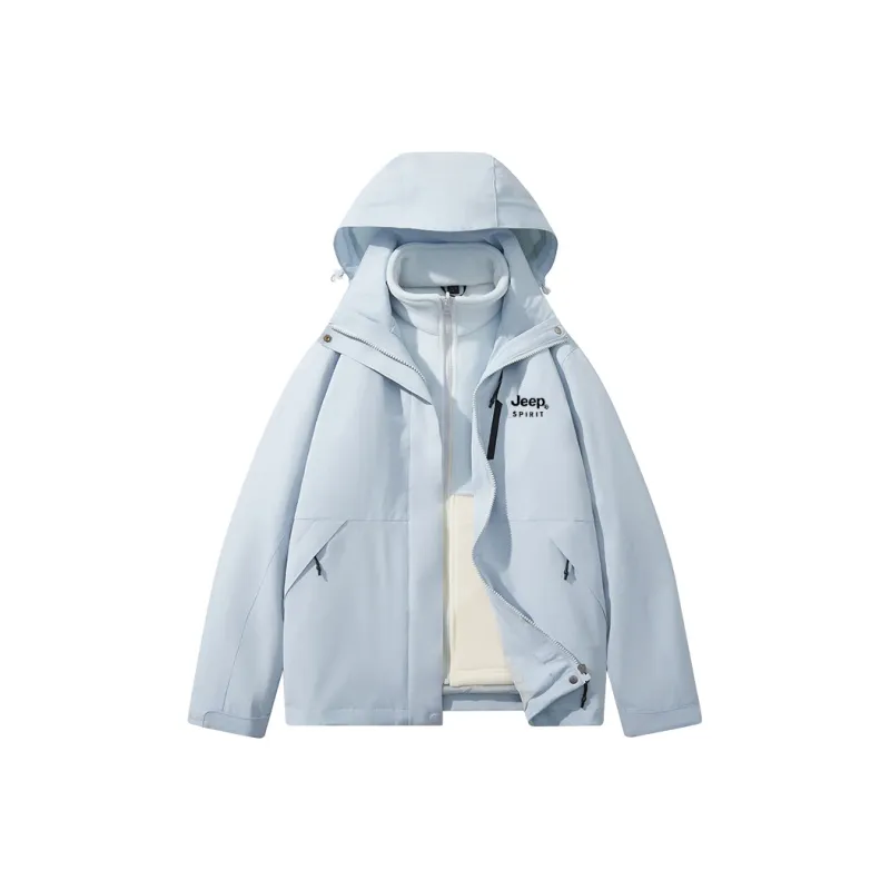 JEEP SPIRIT Waterproof And Windproof Windbreaker Jacket Unisex-2