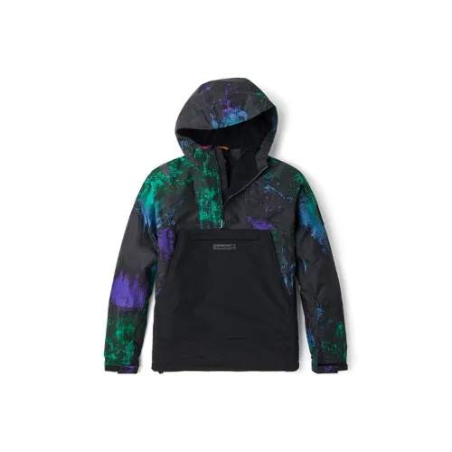 Timberland Colorblock Hooded Thin Cropped Puffer Jacket Men's
