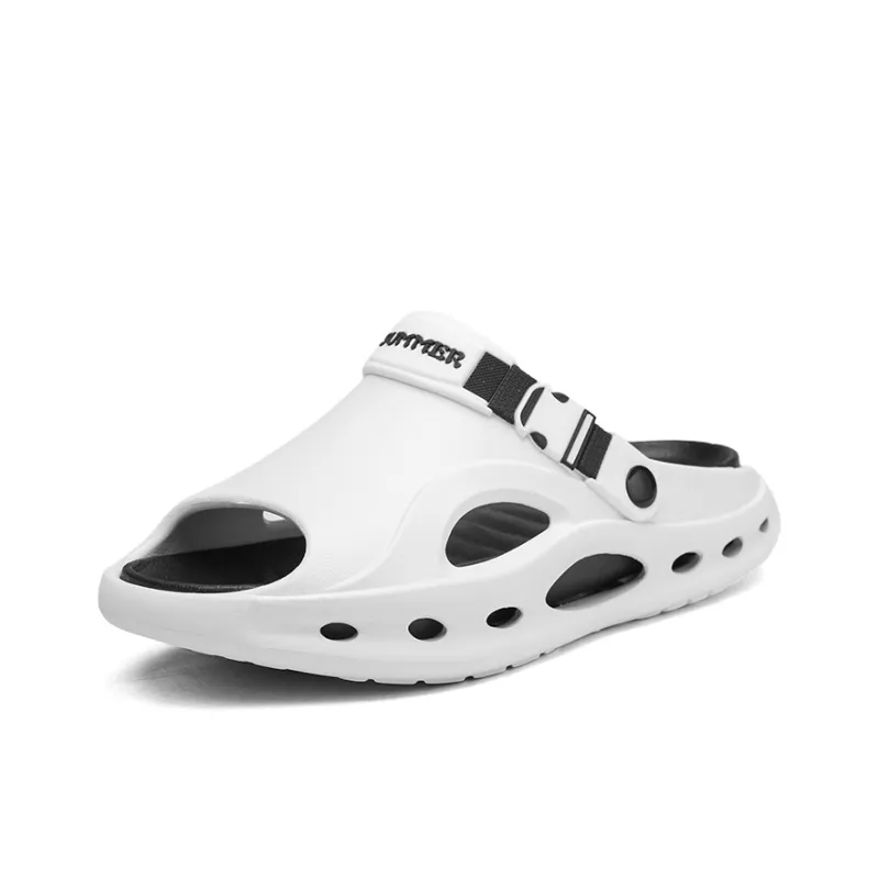 YUZHAOLIN Beach Sandals Men White Black, Beige Brown, Mint Green-6