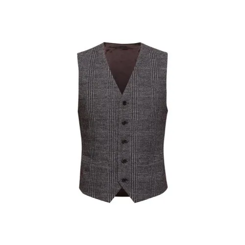 ROBERTA DI CAMERINO Vest Men's Black Gray