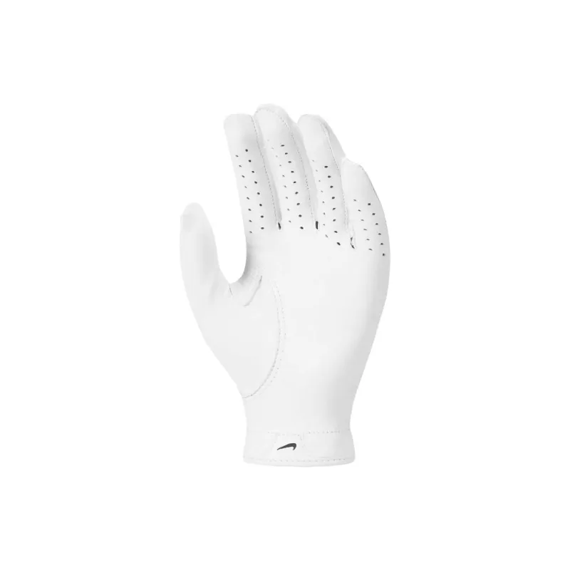 Nike Leather, Sheepskin, Goat Leather, Nylon PU Leather Sports Gloves Women's White-1