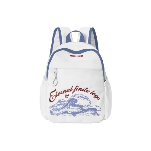 FINITE LOOP Recycled Material Backpack Regular Unisex Ecru