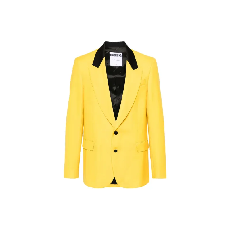 MOSCHINO Business Suit Men's Canary Yellow-0