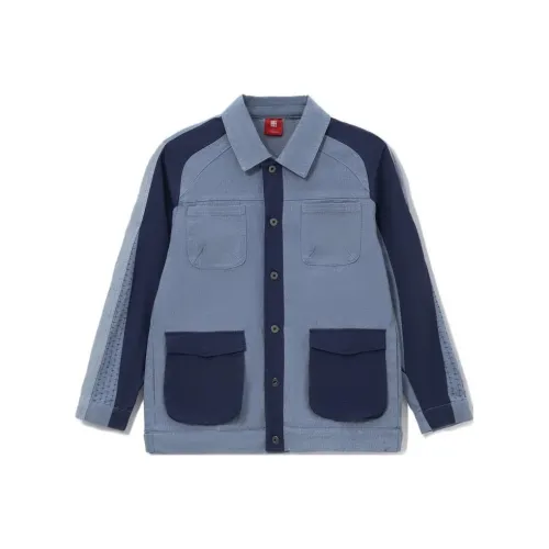 LiNing Denim Jacket Men's Light Denim Blue