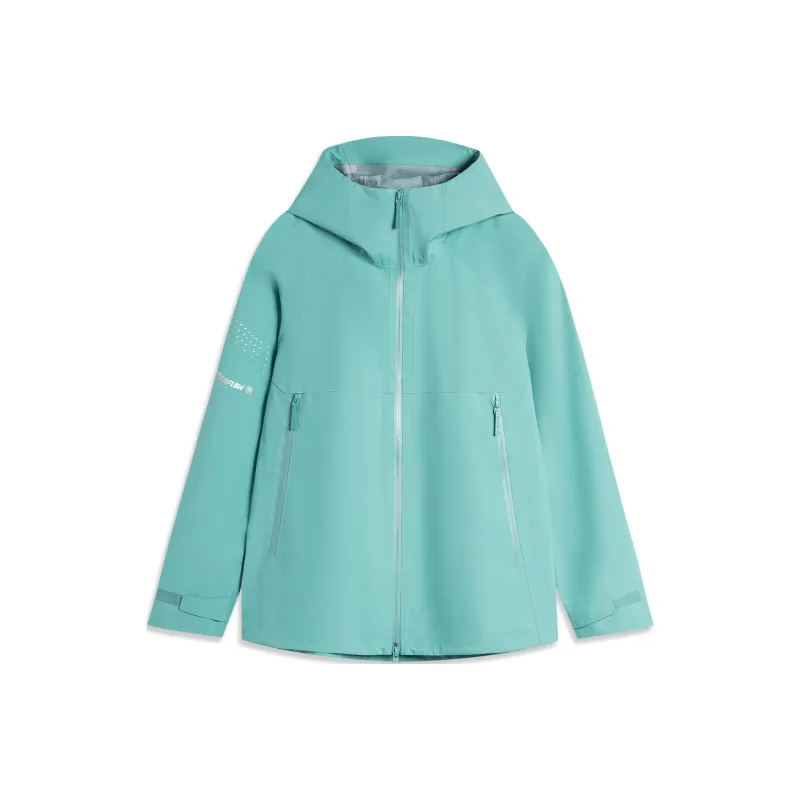 LiNing CF Waterproof Windbreaker Jacket Men's Sky Blue Teal-0