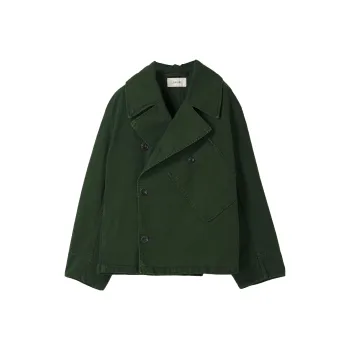 Lemaire Denim Jacket Unisex Green