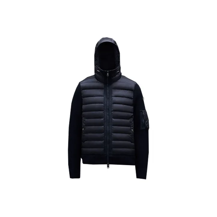 Moncler Down Jackets Men Dark Blue-0