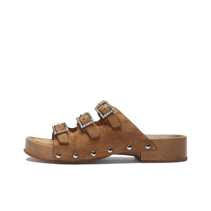Le Saunda Abrasion Resistant Slide Slippers Women's-4