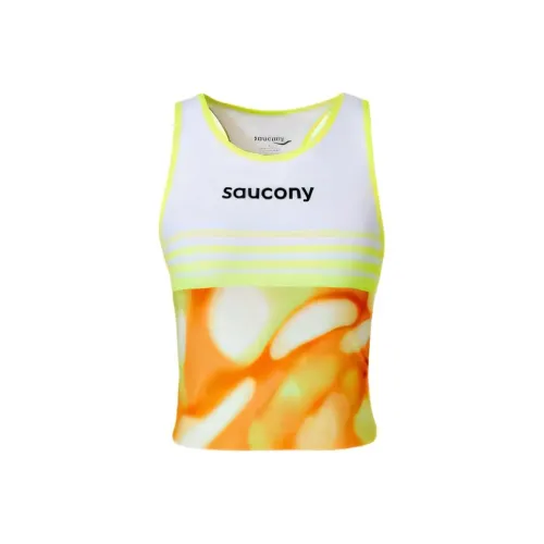 Saucony Sport Vests Women's Orange Yellow Mixed Color