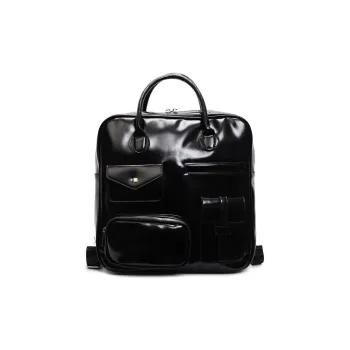 Wenpercy PU Backpack Unisex Multicolor