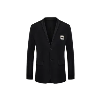 KARL LAGERFELD Business Suit Coat Men's Black