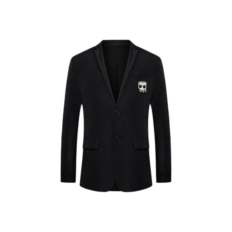 KARL LAGERFELD Business Suit Coat Men's Black-0