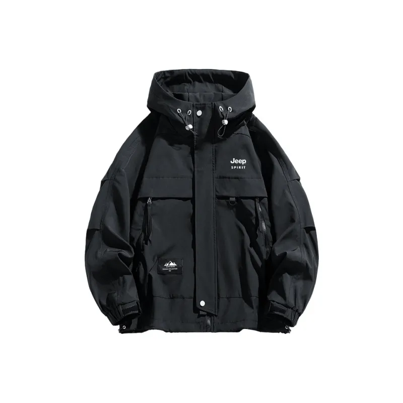 JEEP SPIRIT Windproof Windbreaker Jacket Unisex-2