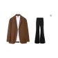 Coffee Single Suit (Includes Pants)