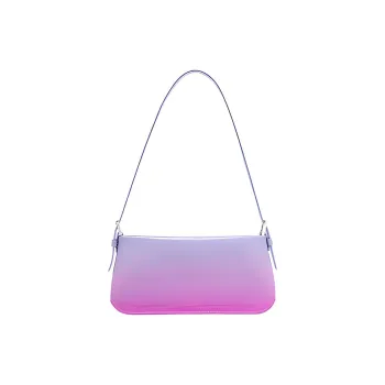 By Far Dulce Cow Leather Shoulder Bag Baguette Bag Shoulder Bag Women's Gradient Color Blocking