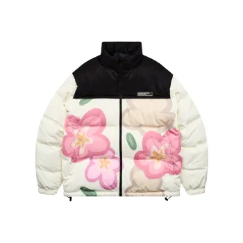 HARSH AND CRUEL Puffer Jacket Unisex Multicolor