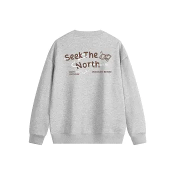 361° Sweatshirt Unisex Cotton Like Medium Heather Gray