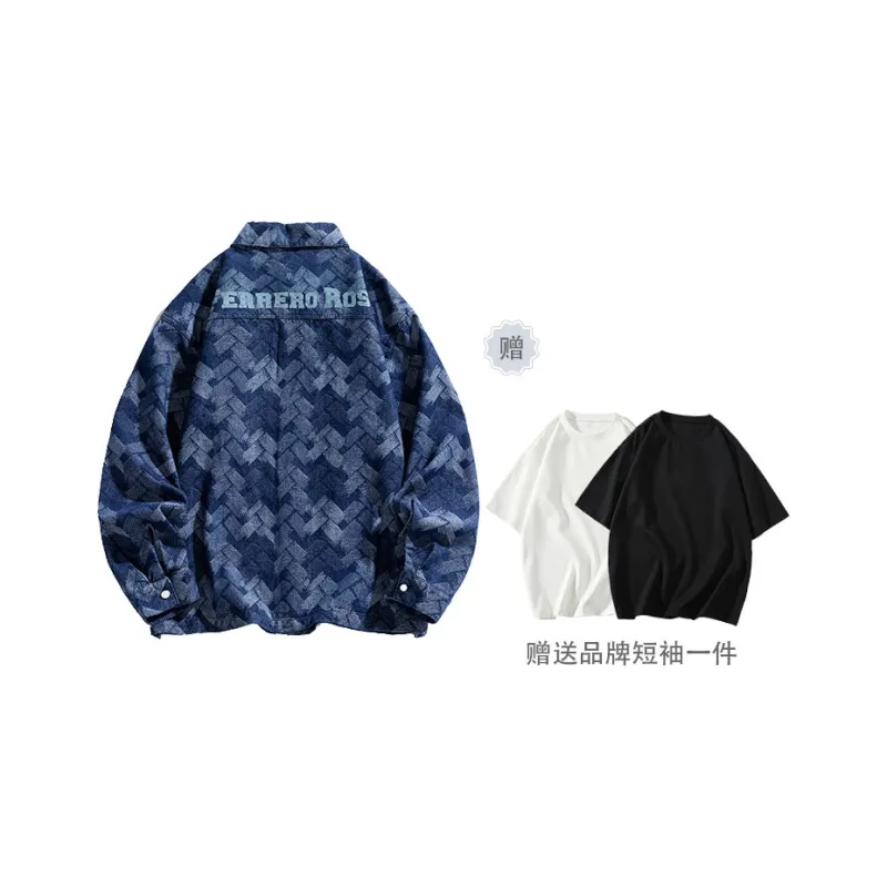 Ferrero Ross Denim Jacket Unisex Navy Blue-2