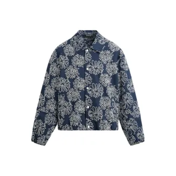 ZARA Jackets & Coats Men's Blue/White