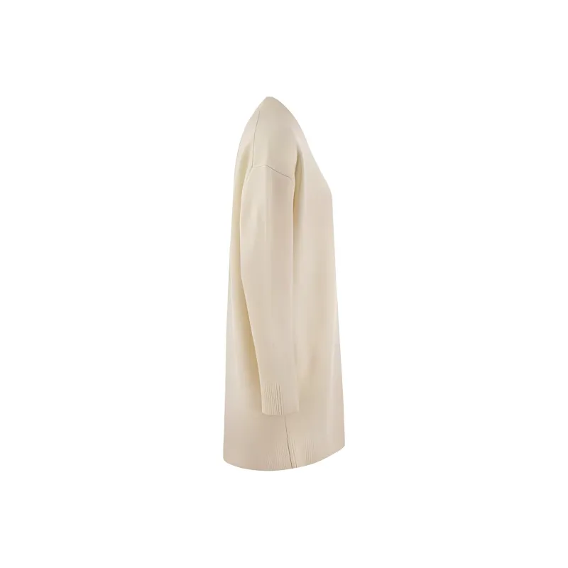 Fabiana Filippi V Neck Knitted Oversized Cardigan-2