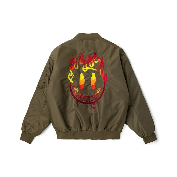 Kappa Solid Color Baseball Collar Puffer Jacket Unisex-5
