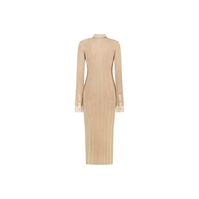 TOTEME Knitted Maxi Shirt Dress-1