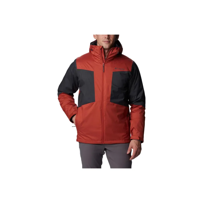 Columbia Waterproof And Breathable Windbreaker Jacket Men's Red-0
