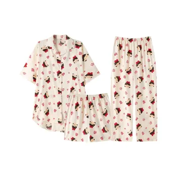 XIAFENYAN Pajama Set Women's Apricot