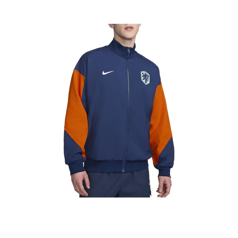 Nike Dri-FIT Sport Jackets Coats Men's Void Blue/Safety Orange/White-0