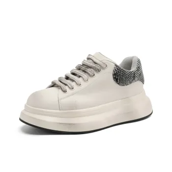 PAVEA Freestyle Definition Anti Slip And Wear Resistant Height Increasing Low Top Skateboard Shoes Men's