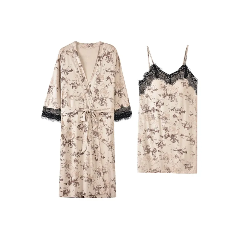 White Ran Loungewear Nightgown Women's-14