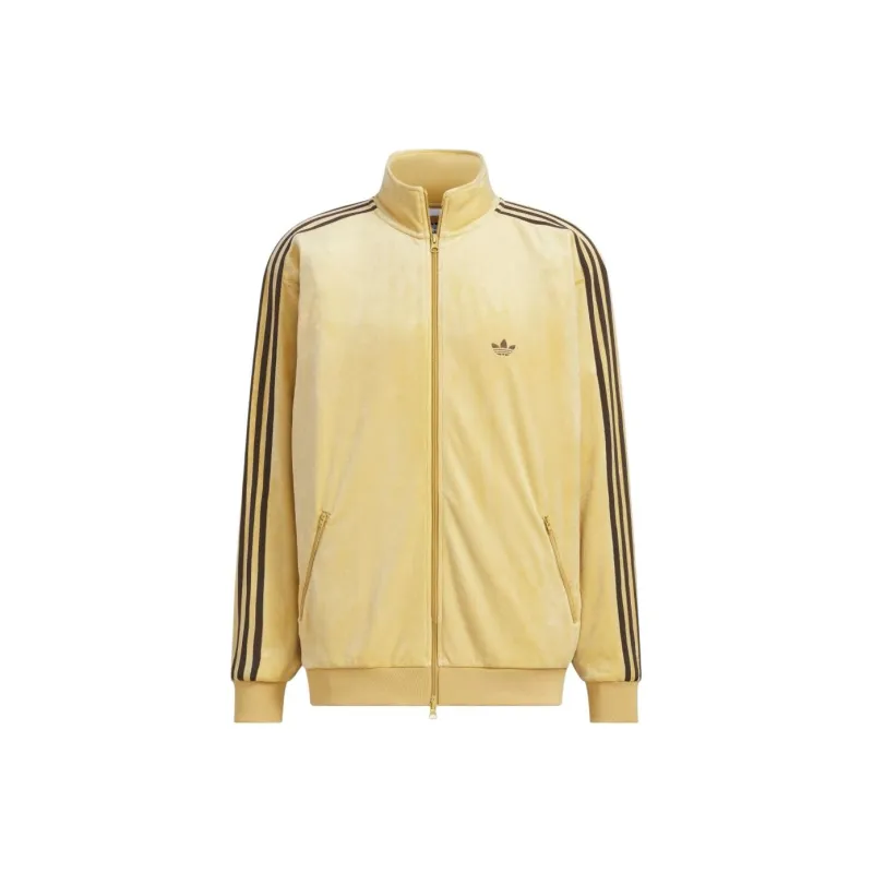 Adidas Originals BECKENBAUER TRACK FW24 Jacket Unisex Beige Gold-0