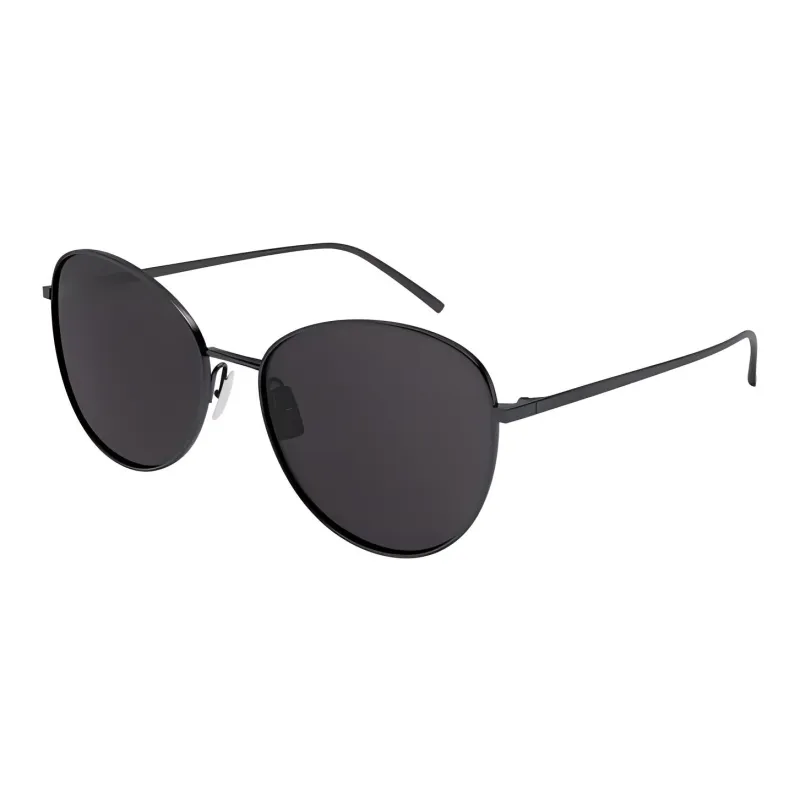 SAINT LAURENT Irregular Shape Sunglasses Women's Black-0