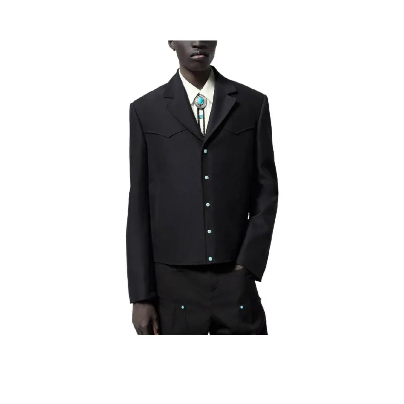 LOUIS VUITTON Western Cut Wool Jacket-0