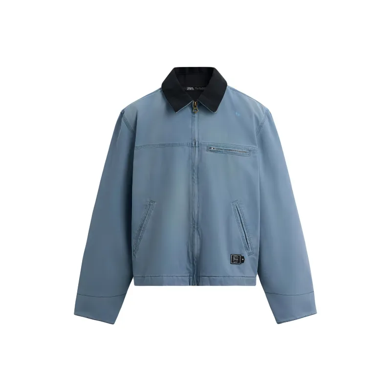 ZARA Jackets Coats Men's Blue/Black-0