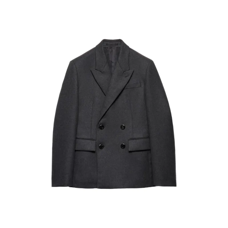 PRADA Double breasted Wool Blazer-0