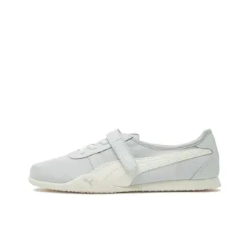 PUMA Anti Slip Wear Resistant Low Top Casual Shoes Women's Light Blue Gray