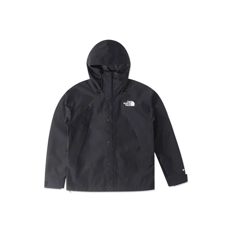 THE NORTH FACE UE Series SS24 Outdoor Hiking Water Resistant Windproof Breathable Windbreaker Jacket Men's Black-0