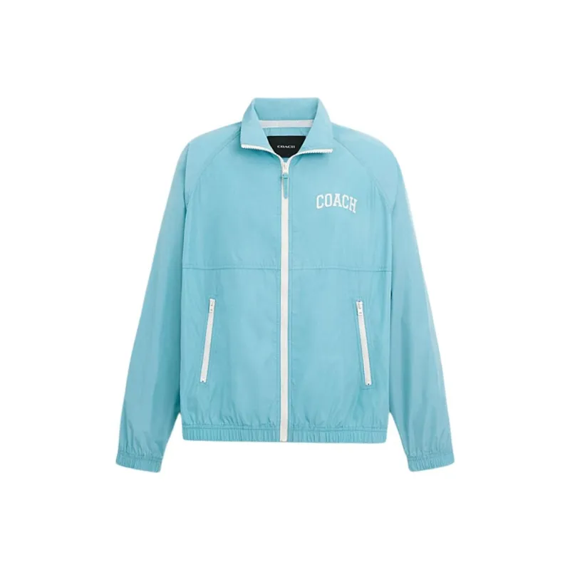 COACH SS24 Jackets Coats Men's Blue-0