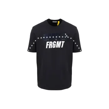 MONCLER GENIUS Moncler X Fragment Hiroshi Fujiwara Logo Printed T Shirt